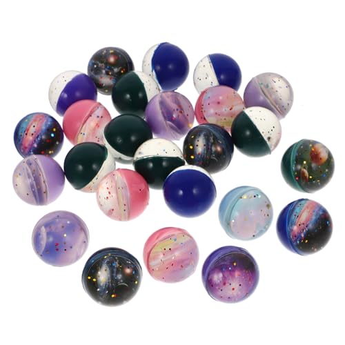 HONITANO 25 Stück Sternhüpfball für spielzeuge für outdoor stringy balls geburtstagsmitgebsl bunt federnd Hüpfbälle Partygeschenke lustige Hüpfbälle Gummi von HONITANO
