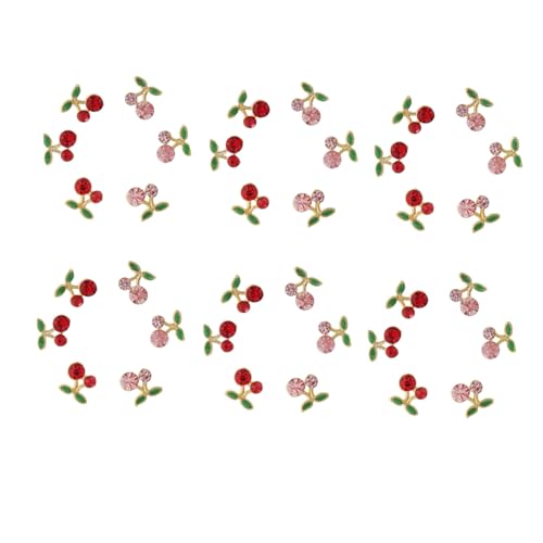 HONITANO 36 Stück Teiliges Kirsch Nail Art Charms Langlebige Legierung DIY Nageldekoration für Natürliche Künstliche Nägel für Weihnachten Hochzeit Party Nagelkunst Zubehör HONITANO 36 Stück Teiliges Kirsch Nail Art Charms Langlebige Legierung DIY Nageldekoration für Natürliche Künstliche Nägel für Weihnachten Hochzeit Party Nagelkunst Zubehör von HONITANO
