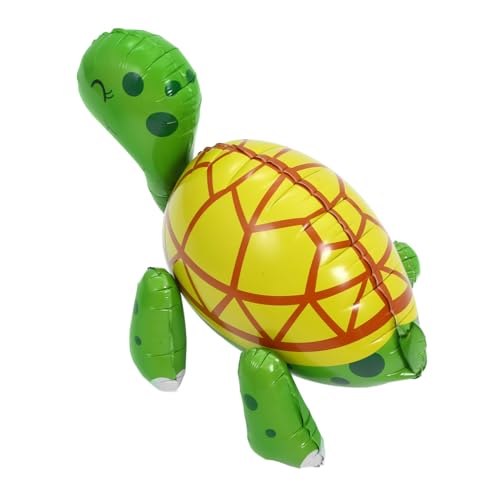 HONITANO 3d-schildkrötenballon Lichtschwert Dinosaurier-partydekorationen Lüfter Dinosaurier-dekorationen Kinderschwimmer Palmenballon Frosch Aufblasbare Kostüme Pools Aluminiumfolie Green von HONITANO
