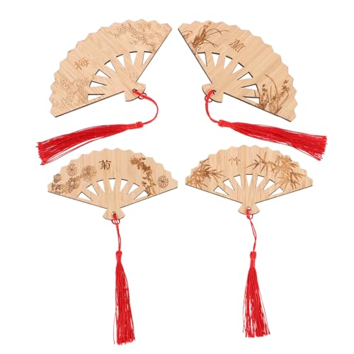 HONITANO 4 Stück Fan-lesezeichen Alte Chinesische Kunst Süße Lesezeichen Für Mädchen Coole Einzigartige Lesezeichen Exquisite Quastendekoration Lesezeichen Für Frauen Bambus Khaki HONITANO 4 Stück Fan-lesezeichen Alte Chinesische Kunst Süße Lesezeichen Für Mädchen Coole Einzigartige Lesezeichen Exquisite Quastendekoration Lesezeichen Für Frauen Bambus Khaki von HONITANO