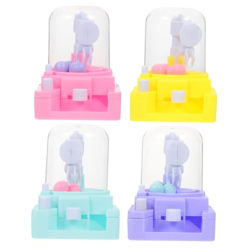 HONITANO 4 Stück Mini-gacha-maschine Kleinkindspielzeug Mini-verkaufsautomaten Mini-greifmaschine Babyspielzeug Maschine Maschinenspielzeug Mini-maschine Lustiges Abs von HONITANO