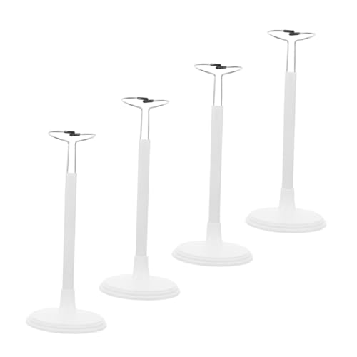 HONITANO 4 Stück Puppenständer Weiß Höhenverstellbar Stabiler Puppenhalter und Ständer Tragbares Display Regal für Puppen und Spielzeugmodelle Platzsparend und HONITANO 4 Stück Puppenständer Weiß Höhenverstellbar Stabiler Puppenhalter und Ständer Tragbares Display Regal für Puppen und Spielzeugmodelle Platzsparend und von HONITANO