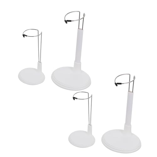 HONITANO 4 Stück Teiliges Puppenständer Kunststoff Verstellbare Figurenhalter mit Rundem Sockel Stabiler Puppenhalter für Display und Spiel Weiß Leicht und Praktisch HONITANO 4 Stück Teiliges Puppenständer Kunststoff Verstellbare Figurenhalter mit Rundem Sockel Stabiler Puppenhalter für Display und Spiel Weiß Leicht und Praktisch von HONITANO
