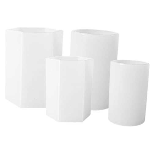 HONITANO 4 Stück Teiliges Silikon Kerzenformen Sechseckige und Runde DIY Gießformen Flexibel Wiederverwendbar Sicher für Duftkerzen Herstellung Geschenkideen HONITANO 4 Stück Teiliges Silikon Kerzenformen Sechseckige und Runde DIY Gießformen Flexibel Wiederverwendbar Sicher für Duftkerzen Herstellung Geschenkideen von HONITANO