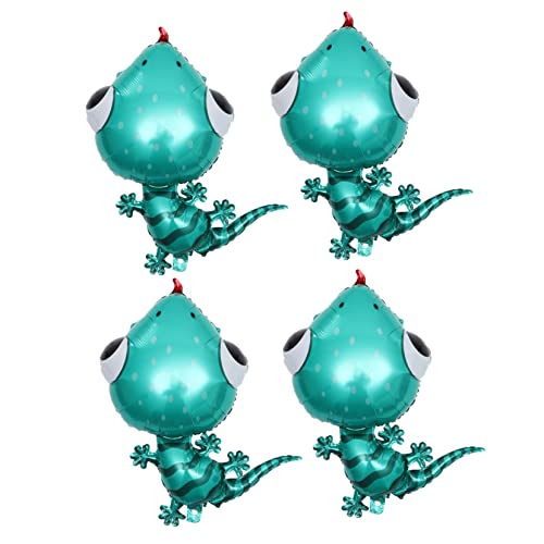 HONITANO 4 Stück Tierischer Ballon Lustige Luftballons Für Hochzeit Folienballon Ballons Für Ballontiere Kleine Luftballons Led Dekorationen Ballon Tierballons Aluminiumfolie Blue von HONITANO