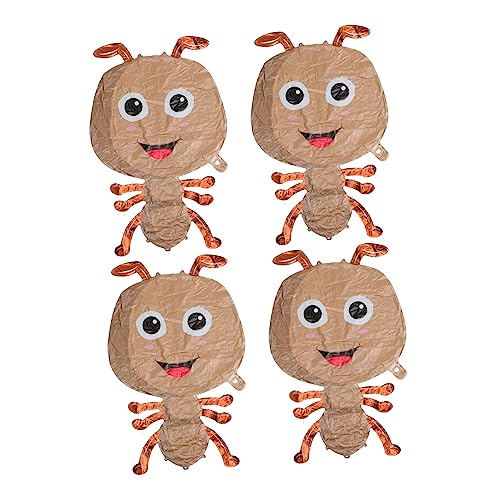HONITANO 4 Stück Tierischer Ballon Süßer Ballon Karneval Helium Kaninchen Ballons Für Ballontiere Karikatur Dekoration Aus Folienballons Aufblasbare Tiere Blau Party Brown Aluminiumfolie von HONITANO