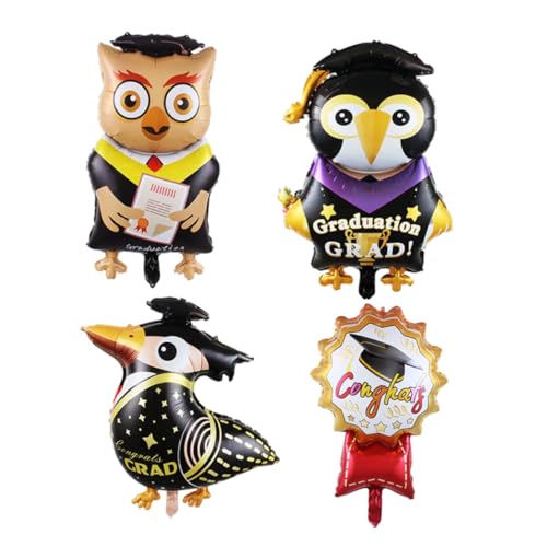 HONITANO 4 Stücke Graduation Dekorative Luftballons Dekoration Aluminium Folie Ballon Graduation Luftballons Partei Liefert Ballon HONITANO 4 Stücke Graduation Dekorative Luftballons Dekoration Aluminium Folie Ballon Graduation Luftballons Partei Liefert Ballon von HONITANO