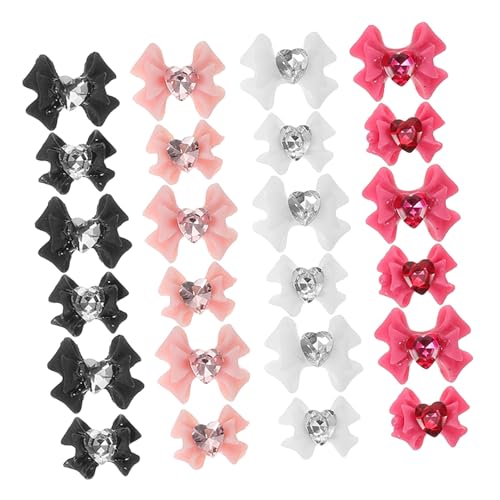 HONITANO 40 Stück Teiliges Nail Art Charms Schleifen Nail Art Schmuck DIY Maniküre Nagelverzierung für Kreative Nageldesigns und Professionelle Anwendung HONITANO 40 Stück Teiliges Nail Art Charms Schleifen Nail Art Schmuck DIY Maniküre Nagelverzierung für Kreative Nageldesigns und Professionelle Anwendung von HONITANO
