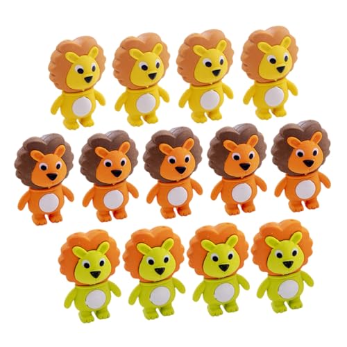 HONITANO 48 Stück Teiliges Niedliche Cartoon Löwen Radiergummis Gemischt Kleine Lustige Tier radierer für Schulbedarf Sauberes Radieren ohne Papierschäden Handlich und Leicht Tragbar HONITANO 48 Stück Teiliges Niedliche Cartoon Löwen Radiergummis Gemischt Kleine Lustige Tier radierer für Schulbedarf Sauberes Radieren ohne Papierschäden Handlich und Leicht Tragbar von HONITANO