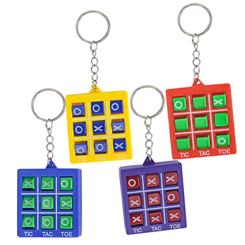 HONITANO 4Stücke Schach Schlüsselringe Schachspielzeuge für Kreative Schlüsselanhänger für Geburtstagsfeiern Farben HONITANO 4Stücke Schach Schlüsselringe Schachspielzeuge für Kreative Schlüsselanhänger für Geburtstagsfeiern Farben von HONITANO