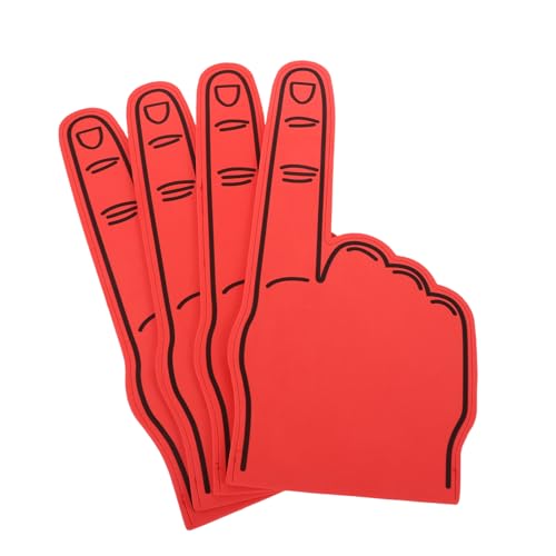 HONITANO 4stücke Schaumstofffinger Für Cheerleading Sportveranstaltungen Und Schulartikel Eva-schaum Finger-accessoires in Kräftigen Farben Für Fußball Basketballspiele Und HONITANO 4stücke Schaumstofffinger Für Cheerleading Sportveranstaltungen Und Schulartikel Eva-schaum Finger-accessoires in Kräftigen Farben Für Fußball Basketballspiele Und von HONITANO