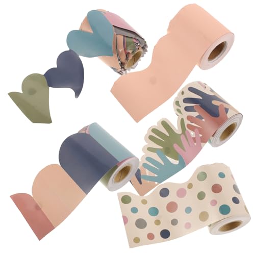 HONITANO 5 Rollen Wasserdichte Bulletin Board Border Sticker Trendige Klassenzimmer Rahmen Dekoration Selbstklebend Vielseitig Für Schule Büro Und Schwarze Tafeln HONITANO 5 Rollen Wasserdichte Bulletin Board Border Sticker Trendige Klassenzimmer Rahmen Dekoration Selbstklebend Vielseitig Für Schule Büro Und Schwarze Tafeln von HONITANO