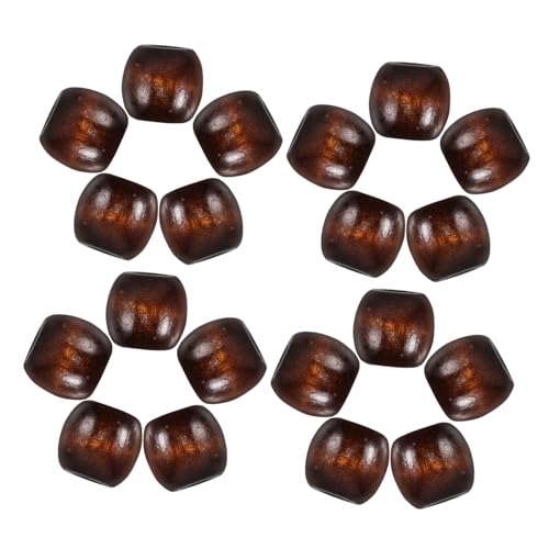 HONITANO 50 Stück Holz-abakus-perlen Natürliche Scheibenperlen Bastelperlen Schmuck-abstandhalter Für Armbänder Und Halsketten HONITANO 50 Stück Holz-abakus-perlen Natürliche Scheibenperlen Bastelperlen Schmuck-abstandhalter Für Armbänder Und Halsketten von HONITANO