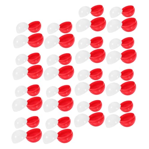 HONITANO 50 Stück Runde Kapseln Leere Kunststoffkapseln für Automaten Vielseitig Einsetzbar für Partygeschenke DIY Bastelbedarf Kompatibel mit Greif Verkaufsautomaten von HONITANO
