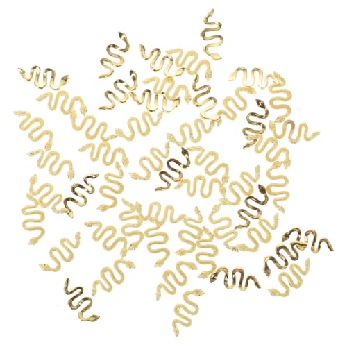 HONITANO 50 Stück Schlangen Nagelcharms aus Hochwertiger Legierung Retro Metall Nageldekoration für Gel Nails DIY Nail Art Zubehör HONITANO 50 Stück Schlangen Nagelcharms aus Hochwertiger Legierung Retro Metall Nageldekoration für Gel Nails DIY Nail Art Zubehör von HONITANO