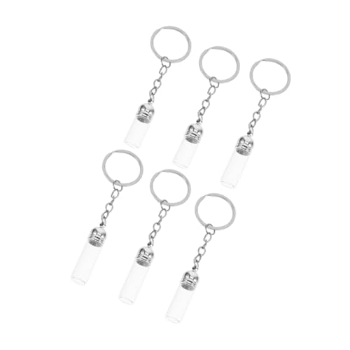 HONITANO 6 Stück Anhänger für eine Flasche ätherisches Öl kleine flasche ätherische öle Schlüsselanhänger Flasche mini flasche Fläschchenanhänger aus Glas Anhänger für Glasflaschen HONITANO 6 Stück Anhänger für eine Flasche ätherisches Öl kleine flasche ätherische öle Schlüsselanhänger Flasche mini flasche Fläschchenanhänger aus Glas Anhänger für Glasflaschen von HONITANO