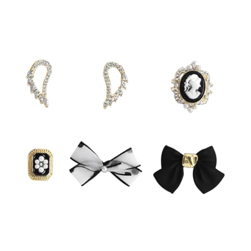 HONITANO 6 Stück Bowknot-Schmuck die degendame girsch Schleifen-Nageldekoration nagelbeißer stop maniküre zubehör weihnachtsdeko Nagelscheiben Nagelabziehbilder Nagelkunst Bowknot Legierung HONITANO 6 Stück Bowknot-Schmuck die degendame girsch Schleifen-Nageldekoration nagelbeißer stop maniküre zubehör weihnachtsdeko Nagelscheiben Nagelabziehbilder Nagelkunst Bowknot Legierung von HONITANO
