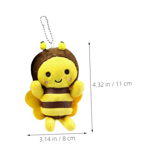 HONITANO 6 Stück Süße Biene Plüsch Schlüsselanhänger Kuscheliges Stofftier Bienchen Charms Babyrucksack Schutz Bienen Geburtstag Deko Accessoire HONITANO 6 Stück Süße Biene Plüsch Schlüsselanhänger Kuscheliges Stofftier Bienchen Charms Babyrucksack Schutz Bienen Geburtstag Deko Accessoire von HONITANO