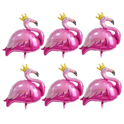 HONITANO 6 Stück Teiliges Flamingo Alufolienballon Hawaiianische Party Dekoration Fotofreundlich Langlebig Einfach Aufzublasen für Geburtstag Garten und Bühnenfeiern HONITANO 6 Stück Teiliges Flamingo Alufolienballon Hawaiianische Party Dekoration Fotofreundlich Langlebig Einfach Aufzublasen für Geburtstag Garten und Bühnenfeiern von HONITANO