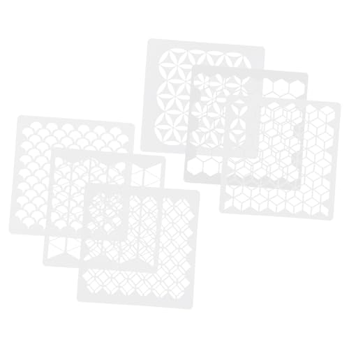 HONITANO 6 Stück Teiliges Geometrisches Wandmalerei Schablonen aus Umweltfreundlichem Pet Wiederverwendbar Langlebig und Einfach für Wandgestaltung und Farbauftrag Geeignet HONITANO 6 Stück Teiliges Geometrisches Wandmalerei Schablonen aus Umweltfreundlichem Pet Wiederverwendbar Langlebig und Einfach für Wandgestaltung und Farbauftrag Geeignet von HONITANO