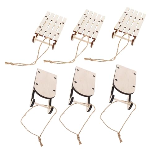 HONITANO 6 Stück Teiliges Holzschlitten Deko Unfertige Mini Schlitten Anhänger Weihnachtsdeko Tischornament Leichtes DIY Bastelset für Fenster Büro Robuste Holzfigur für Festliche HONITANO 6 Stück Teiliges Holzschlitten Deko Unfertige Mini Schlitten Anhänger Weihnachtsdeko Tischornament Leichtes DIY Bastelset für Fenster Büro Robuste Holzfigur für Festliche von HONITANO