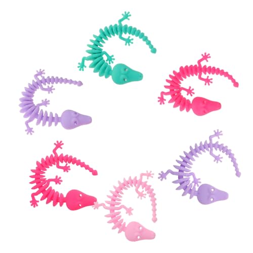 HONITANO 6 Stück Teiliges Stretchy Strings Fidget Toy Dehnbares Stressabbau und Erwachsene Vielseitig Einsetzbar als Armband und Party mitgebsel für Klassenzimmer und Geburtstagsfeiern HONITANO 6 Stück Teiliges Stretchy Strings Fidget Toy Dehnbares Stressabbau und Erwachsene Vielseitig Einsetzbar als Armband und Party mitgebsel für Klassenzimmer und Geburtstagsfeiern von HONITANO