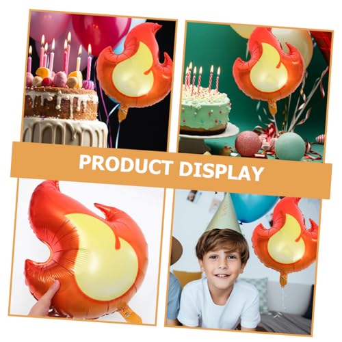 HONITANO 6Stücke Flammenförmige Aluminiumfolie Ballons für Jungen Geburtstag Partydekoration Requisiten für Fotos Vielseitige Verwendung und Einfacher Aufblasprozess HONITANO 6Stücke Flammenförmige Aluminiumfolie Ballons für Jungen Geburtstag Partydekoration Requisiten für Fotos Vielseitige Verwendung und Einfacher Aufblasprozess von HONITANO
