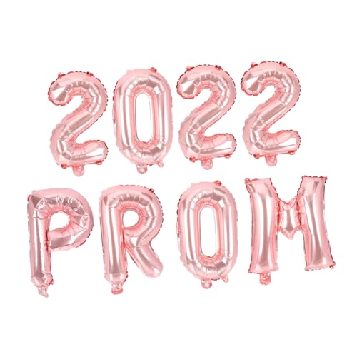 HONITANO 8 Stück Teiliges Abschlussballon Set Folienballons Roségold mit Zahlen und Buchstabendesign Leichte Partydekoration für Abschlussfeiern Innen und Außenbereich Kreative HONITANO 8 Stück Teiliges Abschlussballon Set Folienballons Roségold mit Zahlen und Buchstabendesign Leichte Partydekoration für Abschlussfeiern Innen und Außenbereich Kreative von HONITANO
