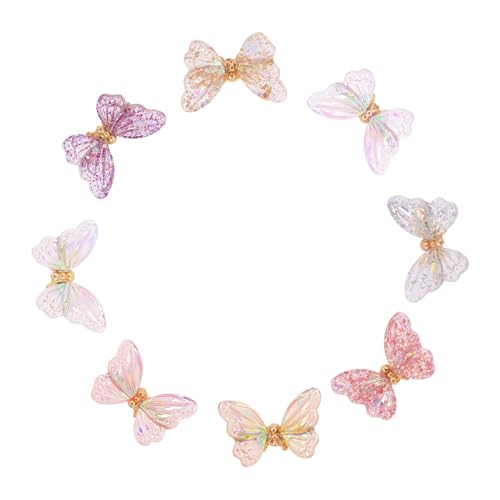 HONITANO 8 Stück Teiliges Schmetterling Nail Art Charm Farbwechselnde Nageldekoration für Natürliche und Künstliche Fingernägel Einfache Anwendung Modische Maniküre Verzierungen HONITANO 8 Stück Teiliges Schmetterling Nail Art Charm Farbwechselnde Nageldekoration für Natürliche und Künstliche Fingernägel Einfache Anwendung Modische Maniküre Verzierungen von HONITANO