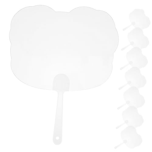 HONITANO 8 Stück Teiliges Transparente Handfächer zum Selbstgestalten Diy Graffiti Fächer aus Hochwertigem Plastik für Kreative Projekte für Hochzeiten Feiern und Bastelideen HONITANO 8 Stück Teiliges Transparente Handfächer zum Selbstgestalten Diy Graffiti Fächer aus Hochwertigem Plastik für Kreative Projekte für Hochzeiten Feiern und Bastelideen von HONITANO