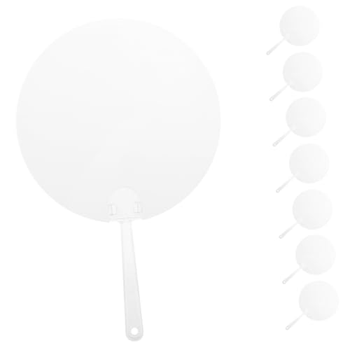 HONITANO 8 Stück Transparente Diy Graffiti Fächer für Handventilatoren aus PVC zum Bemalen für Bühnenaufführungen Hochzeiten Partys und Kreative Aktivitäten HONITANO 8 Stück Transparente Diy Graffiti Fächer für Handventilatoren aus PVC zum Bemalen für Bühnenaufführungen Hochzeiten Partys und Kreative Aktivitäten von HONITANO
