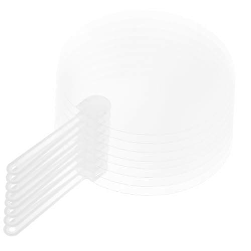 HONITANO 8 Stück Transparente Malfächer Diy Handfächer Faltbare Zeichenfächer für Cosplay Partys Home Dekoration und Kreative Kunstprojekte HONITANO 8 Stück Transparente Malfächer Diy Handfächer Faltbare Zeichenfächer für Cosplay Partys Home Dekoration und Kreative Kunstprojekte von HONITANO