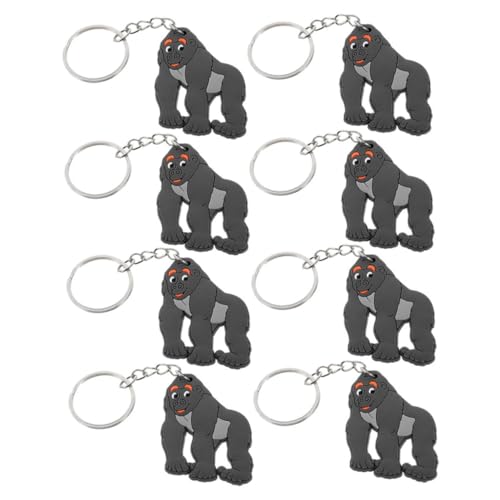 HONITANO 8Stücke Gorilla Schlüsselanhänger Niedliche Gorilla Charm Anhänger aus Robustem Material für Geburtstags und Themenpartys und Praktisch Perfektes HONITANO 8Stücke Gorilla Schlüsselanhänger Niedliche Gorilla Charm Anhänger aus Robustem Material für Geburtstags und Themenpartys und Praktisch Perfektes von HONITANO