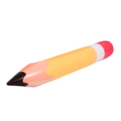 HONITANO Aufblasbarer Bleistift Luftballon Bunte PVC Dekoration für Schulanfang und Partys Robuste und Sichere Bleistift Requisiten für Unvergessliche Fotos HONITANO Aufblasbarer Bleistift Luftballon Bunte PVC Dekoration für Schulanfang und Partys Robuste und Sichere Bleistift Requisiten für Unvergessliche Fotos von HONITANO