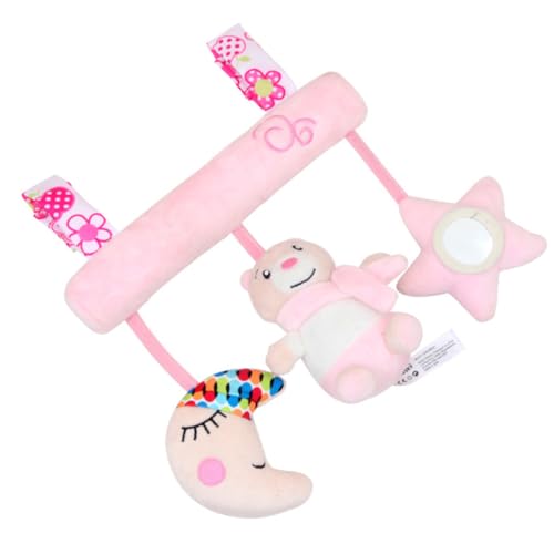 HONITANO Bett hängen für kinderspielzeug + Kinderwagen- - Autositz-Babyspielzeug zum Aufhängen im Kinderwagen Plüsch Rosa HONITANO Bett hängen für kinderspielzeug + Kinderwagen- - Autositz-Babyspielzeug zum Aufhängen im Kinderwagen Plüsch Rosa von HONITANO