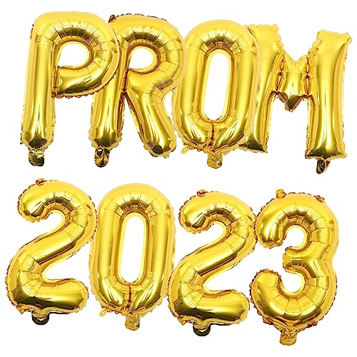 HONITANO Dekoratives Folienballon Set für Abschlussfeier Glänzende Graduation Party Deko Vielseitiges Ballon Layout Goldene Class Of Luftballons für Festliche Raumgestaltung HONITANO Dekoratives Folienballon Set für Abschlussfeier Glänzende Graduation Party Deko Vielseitiges Ballon Layout Goldene Class Of Luftballons für Festliche Raumgestaltung von HONITANO
