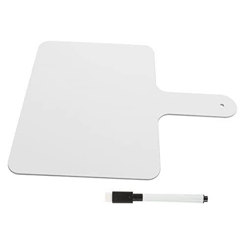HONITANO Doppelseitiges Dry Erase Whiteboard Handheld Antwort Paddle Teilig Abwischbares Schreibtafel Board für Klassenzimmer Auktionen und Sportveranstaltungen Langlebiges Leichtes Design von HONITANO