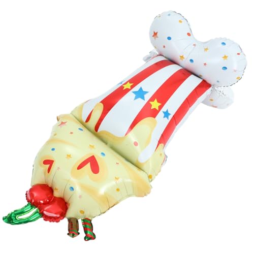 HONITANO Eisballon Auto Ballonsäule Bausatz Helium Luft Inflator Süßigkeiten Party Schwimmbad Tank Ballon Im Hawaii-stil Sommerballons Folienballon Colorful Aluminiumfolie von HONITANO