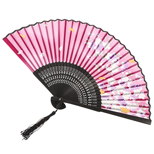 HONITANO Faltbarer Tanzfächer im Retro Stil aus mit Quaste Chinesischer Handfächer für Partys Hochzeiten und Dekoration als für Tanzaufführungen HONITANO Faltbarer Tanzfächer im Retro Stil aus mit Quaste Chinesischer Handfächer für Partys Hochzeiten und Dekoration als für Tanzaufführungen von HONITANO