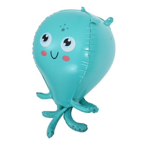 HONITANO Folienballon Aluminiumfolie Luftdicht Robust Blaue Meeres Tier Deko Partyballon für Kindergeburtstag Unterwasserwelt Geburtstagsdeko Tierischer Ballon von HONITANO