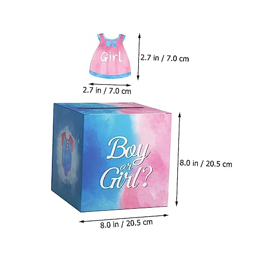 HONITANO Gender Reveal Voting Box Shower Party Dekoration Babyparty Junge Mädchen Geschlechtsverkündung Babyfreundlich Kreative Wahlbox für Partyspaß HONITANO Gender Reveal Voting Box Shower Party Dekoration Babyparty Junge Mädchen Geschlechtsverkündung Babyfreundlich Kreative Wahlbox für Partyspaß von HONITANO