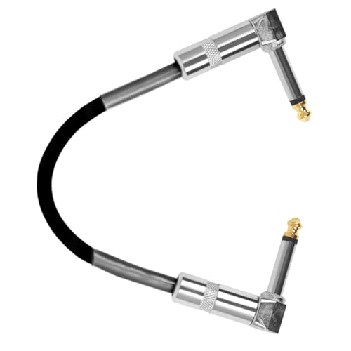HONITANO Gitarrenpedalkabel Klinkenkabel für Effektpedale Metallkopf Geräuschunterdrückend Stecker Kompatibel mit Musikinstrumenten und Verstärkern von HONITANO