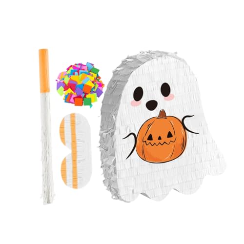 HONITANO Halloween Pinata Halloween Geist Hängend Candy Füllbar Partydeko Horror Form Für Indoor Outdoor Mexikanisches Karnevalsspiel HONITANO Halloween Pinata Halloween Geist Hängend Candy Füllbar Partydeko Horror Form Für Indoor Outdoor Mexikanisches Karnevalsspiel von HONITANO
