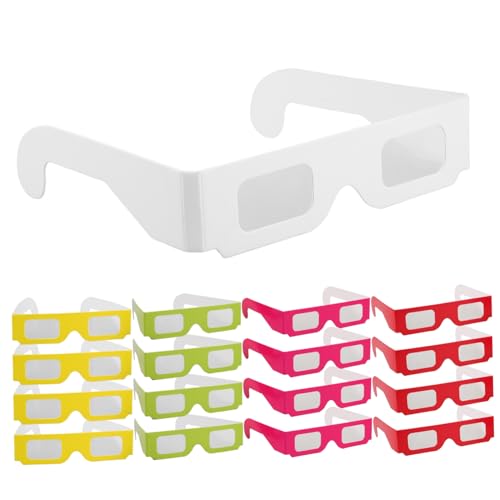 HONITANO Herzbrille 3D-neonbrille Als Belohnung Für Geburtstagsfeiern Als Belohnung Fürs Klassenzimmer Als Filmbrille von HONITANO