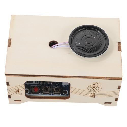 HONITANO Holzbausatz Phonograph DIY Mechanisches Musikspielzeug Tonrekorder Lernspiel mit Klarer Klangqualität und Interaktiver Aufnahmefunktion für Kreatives Basteln HONITANO Holzbausatz Phonograph DIY Mechanisches Musikspielzeug Tonrekorder Lernspiel mit Klarer Klangqualität und Interaktiver Aufnahmefunktion für Kreatives Basteln von HONITANO