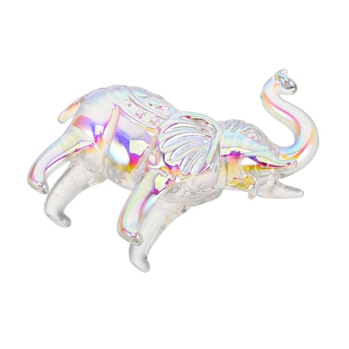 HONITANO Kristall Elefanten Ornament Heimdekoration Mini Elefantenfiguren Kristall Ornamente Elefanten Für Zuhause Winzige Elefanten Ornamente Elefantenstatue Kristall von HONITANO