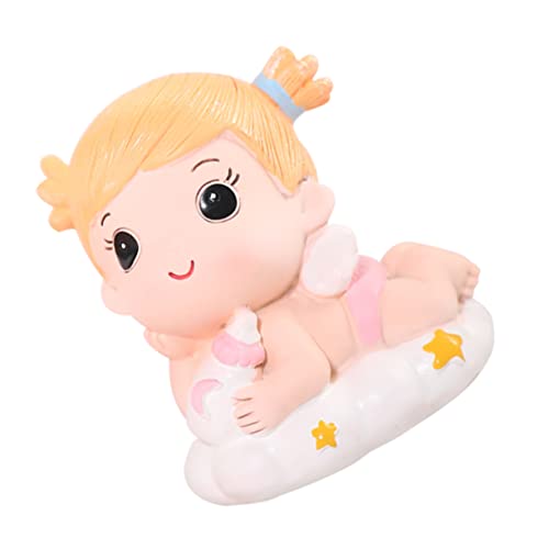 HONITANO Kuchendekoration Ornamente Hallo Prinzessin Geburtstag Mädchen Erste Oh Topper Gold Dekorationen Party Kuchendeckel Desktop- Kuchenverzierung Harz von HONITANO