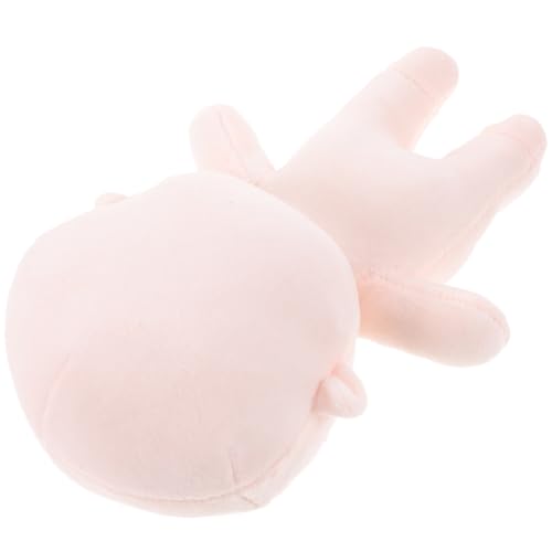 HONITANO Kuschelplüsch Puppe Weicher Tragbarer Puppenkörper ohne Skelett Blanke Unvollendete Stoffpuppe für Ankleiden und Basteln Langlebig und Leicht zu Transportieren von HONITANO