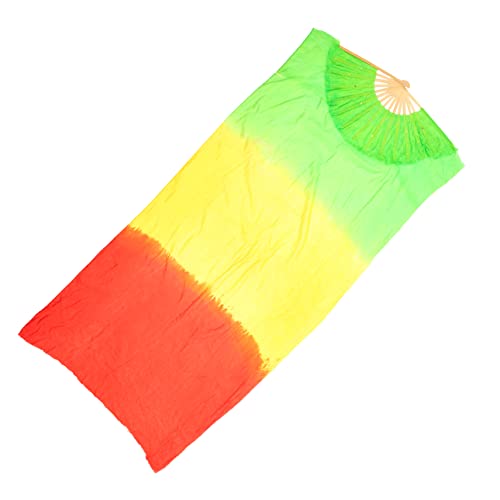 HONITANO Langer Farbverlauf Tanzfächer Seide für Bauchtanz Hochzeiten Partys und Auftritte Tragbar und Perfektes Zubehör für Tänzerinnen Zufällige Farbe HONITANO Langer Farbverlauf Tanzfächer Seide für Bauchtanz Hochzeiten Partys und Auftritte Tragbar und Perfektes Zubehör für Tänzerinnen Zufällige Farbe von HONITANO