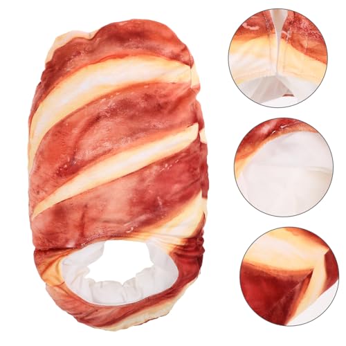 HONITANO Lustige Brotkopfbedeckung Cosplay Hut für Party Fotografie Bühnenauftritte Design Leichter Cartoon Kopfschmuck Einfach Anzuziehen und Dekorativ HONITANO Lustige Brotkopfbedeckung Cosplay Hut für Party Fotografie Bühnenauftritte Design Leichter Cartoon Kopfschmuck Einfach Anzuziehen und Dekorativ von HONITANO